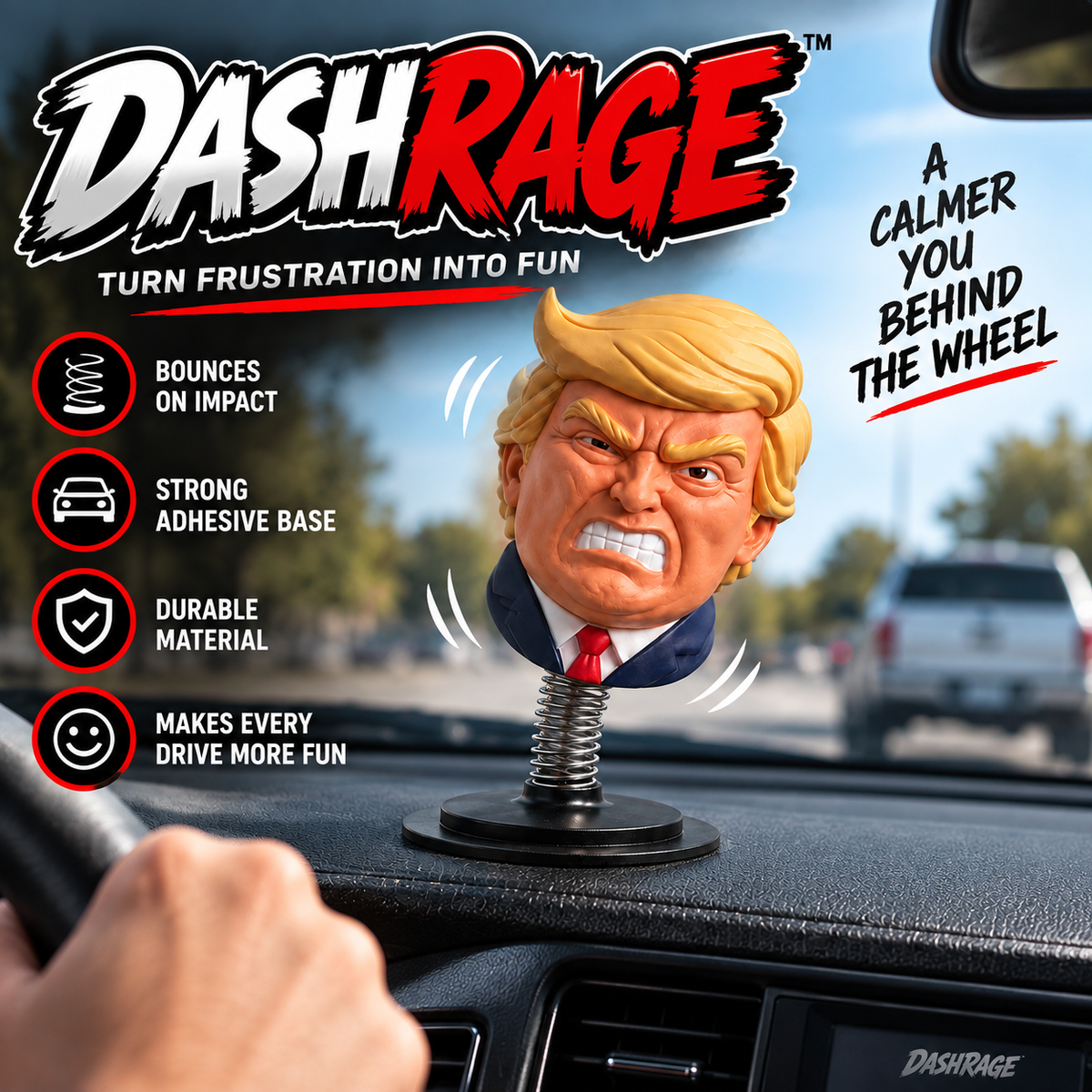 DashRage™ Road Rage Bouncer